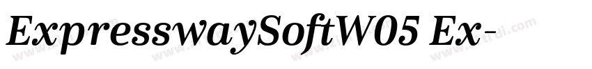 ExpresswaySoftW05 Ex字体转换